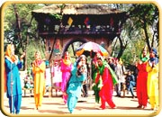 Women in Gidda Dance, Punjab Tourism